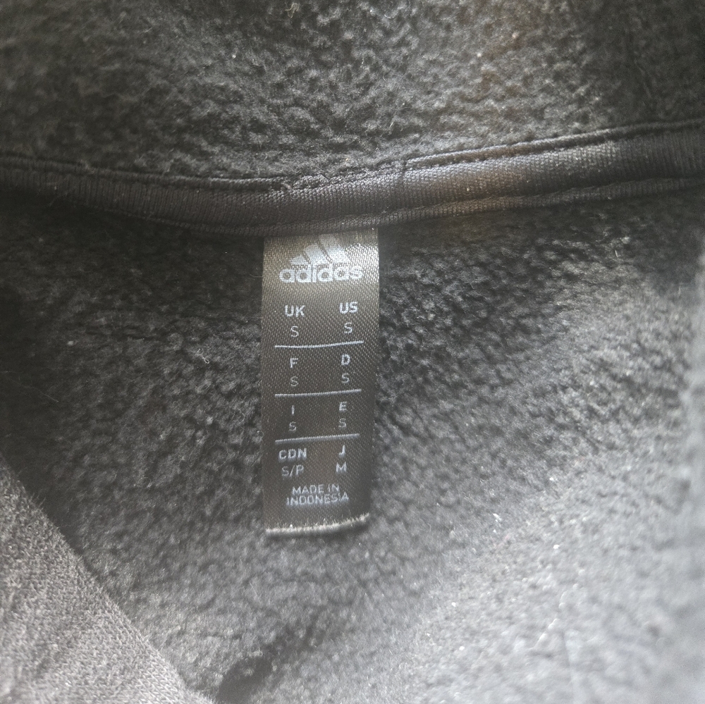 Adidas Black Pullover Hoodie Sweatshirt Size: S - Picture 3 of 5
